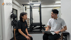 小川町のパーソナルジム、カウンセリングの様子